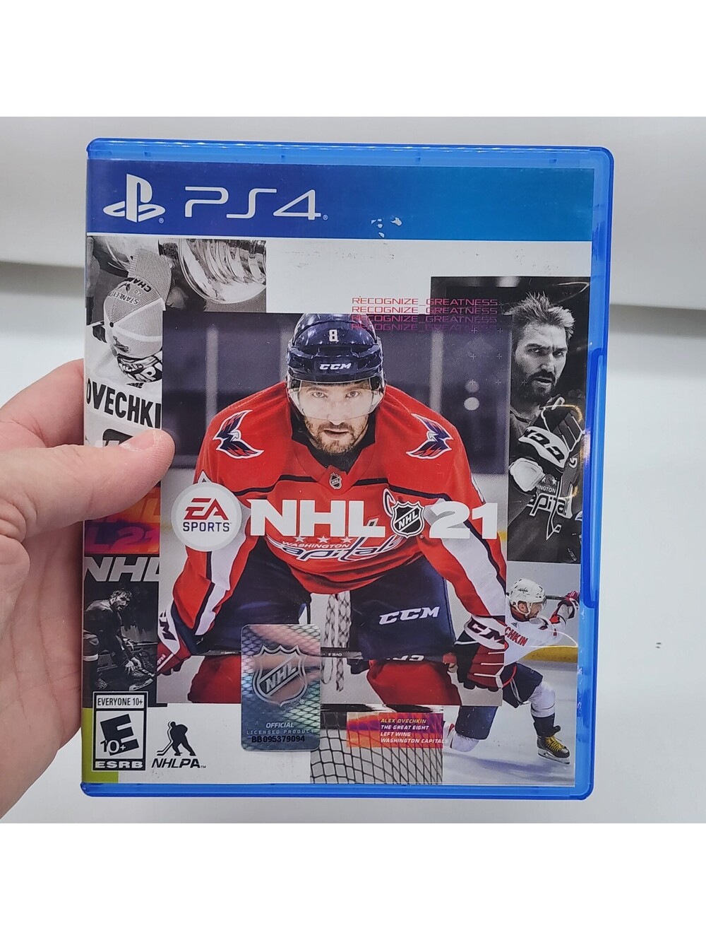 NHL 21 PS4 PlayStation 4 Hockey Game Alexander Ovechkin Capitals EA Sports
